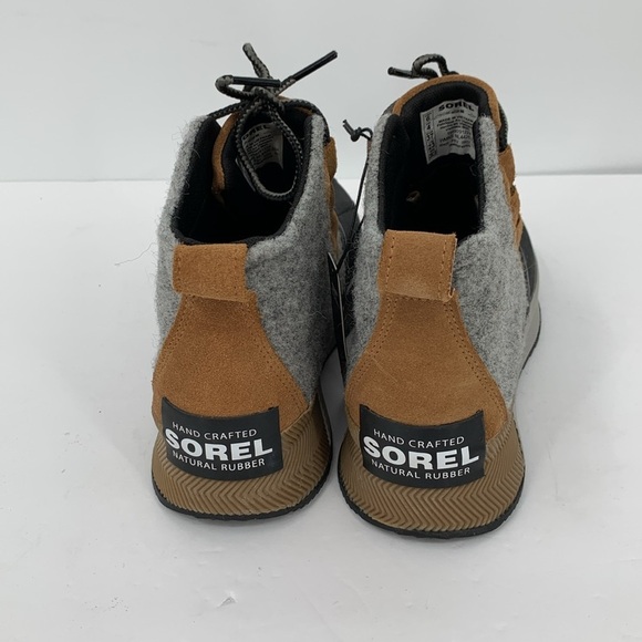 Sorel Out n About III waterproof winter boots lace-up ankle gray women new 6 - Picture 5 of 7